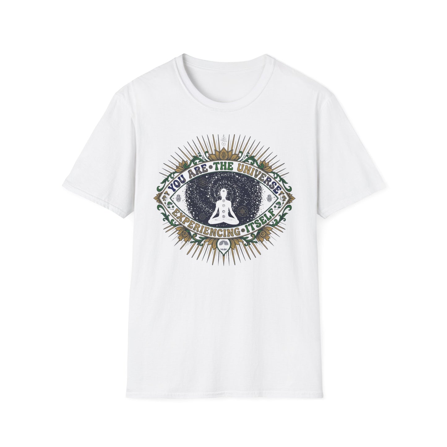 Meditation Tee — "You Are the Universe" Spiritual Graphic T-Shirt