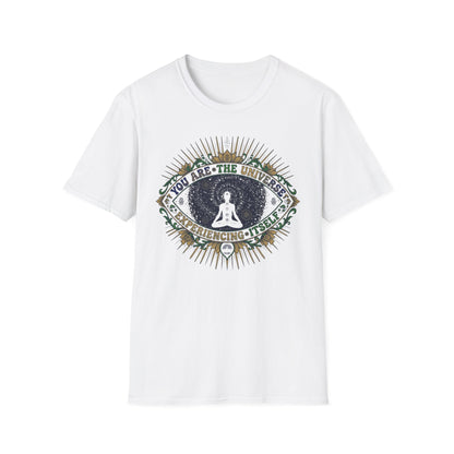 Meditation Tee — "You Are the Universe" Spiritual Graphic T-Shirt