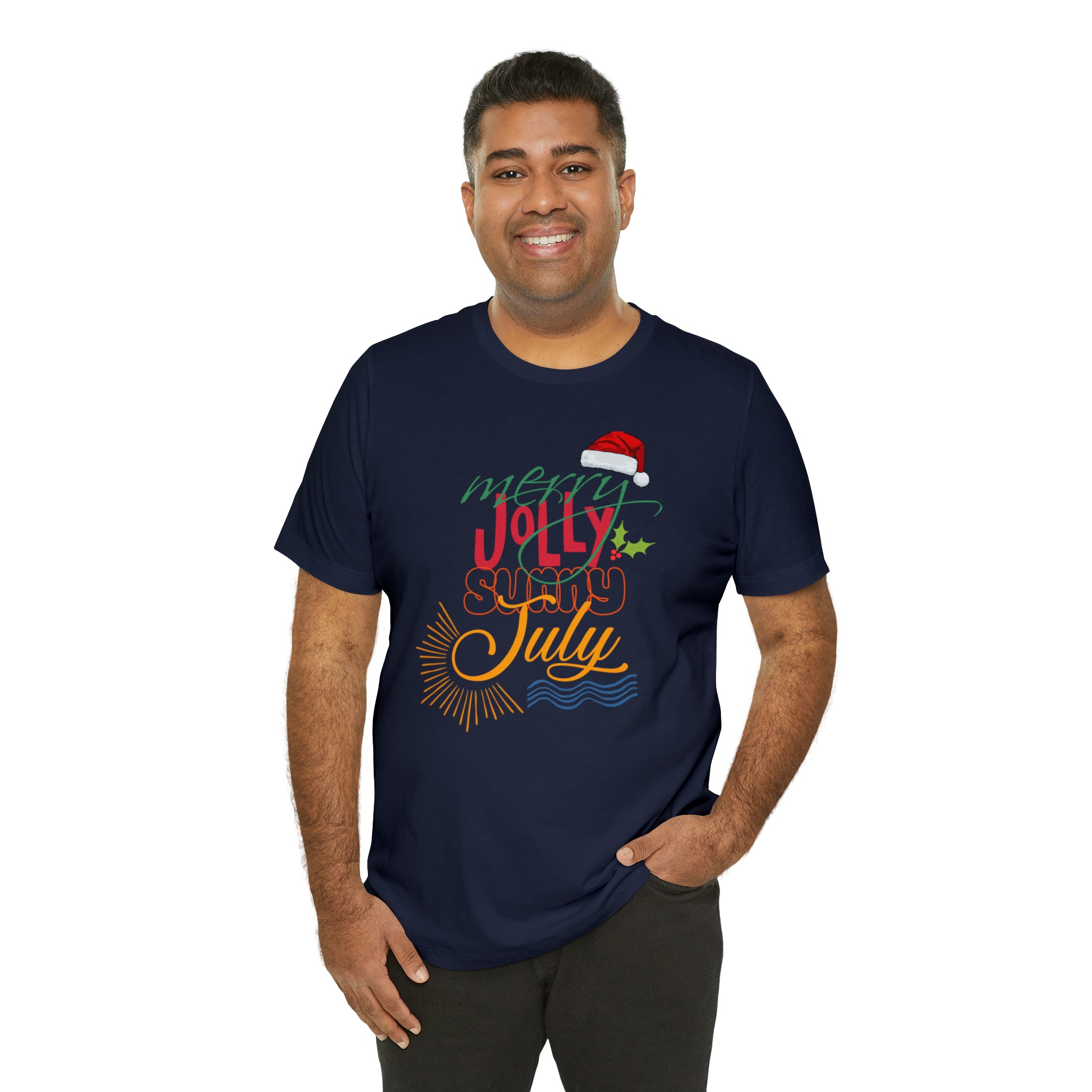 Merry Sunny July Shirt | Christmas in July Statement T-Shirt