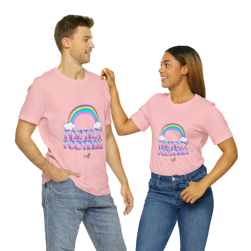 Cute Fantasy Football Shirt | Pink Cute Fantasy Football Unisex T-Shirt