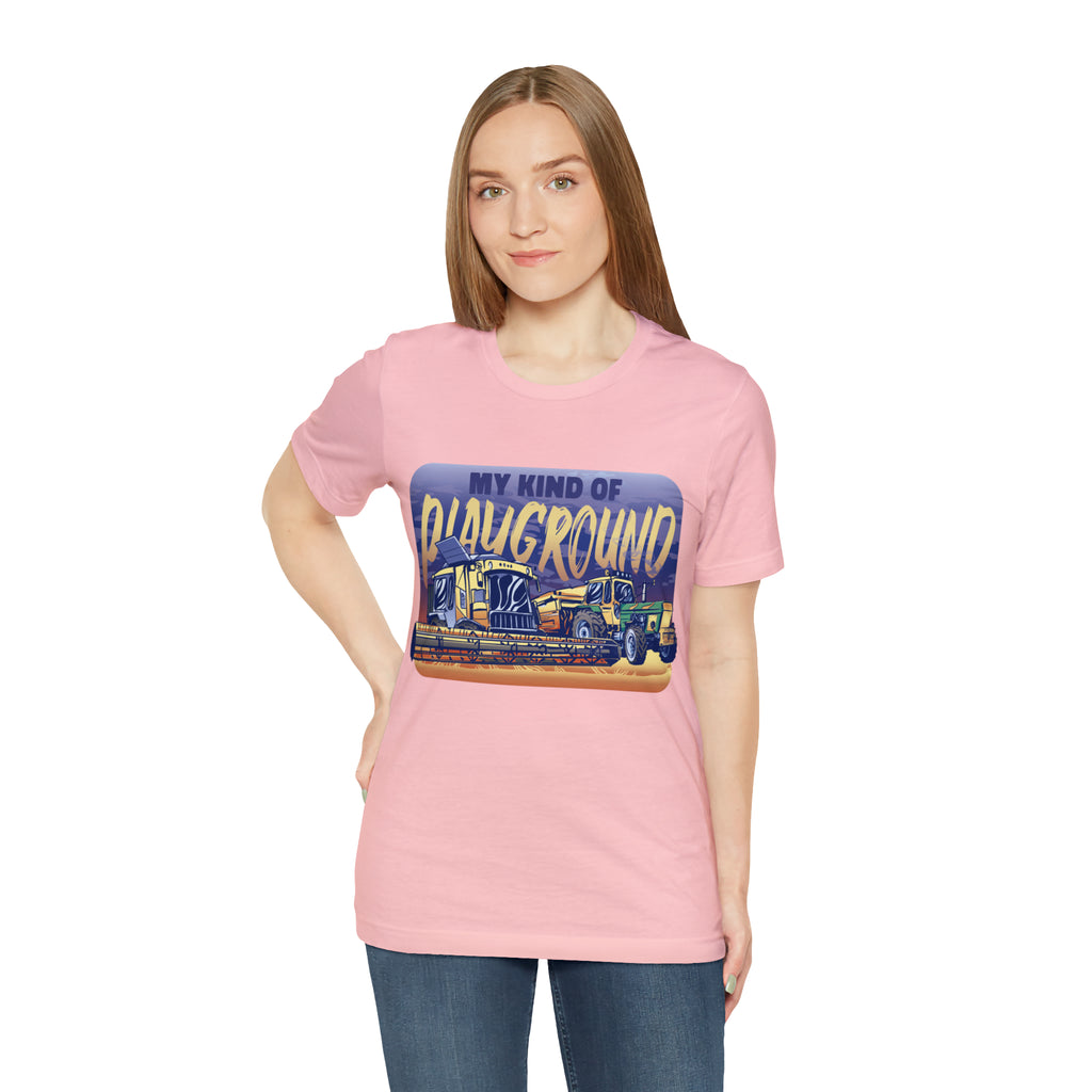 Tractor Farmer Playground Shirt | Tractor Enthusiast Unisex T-Shirt