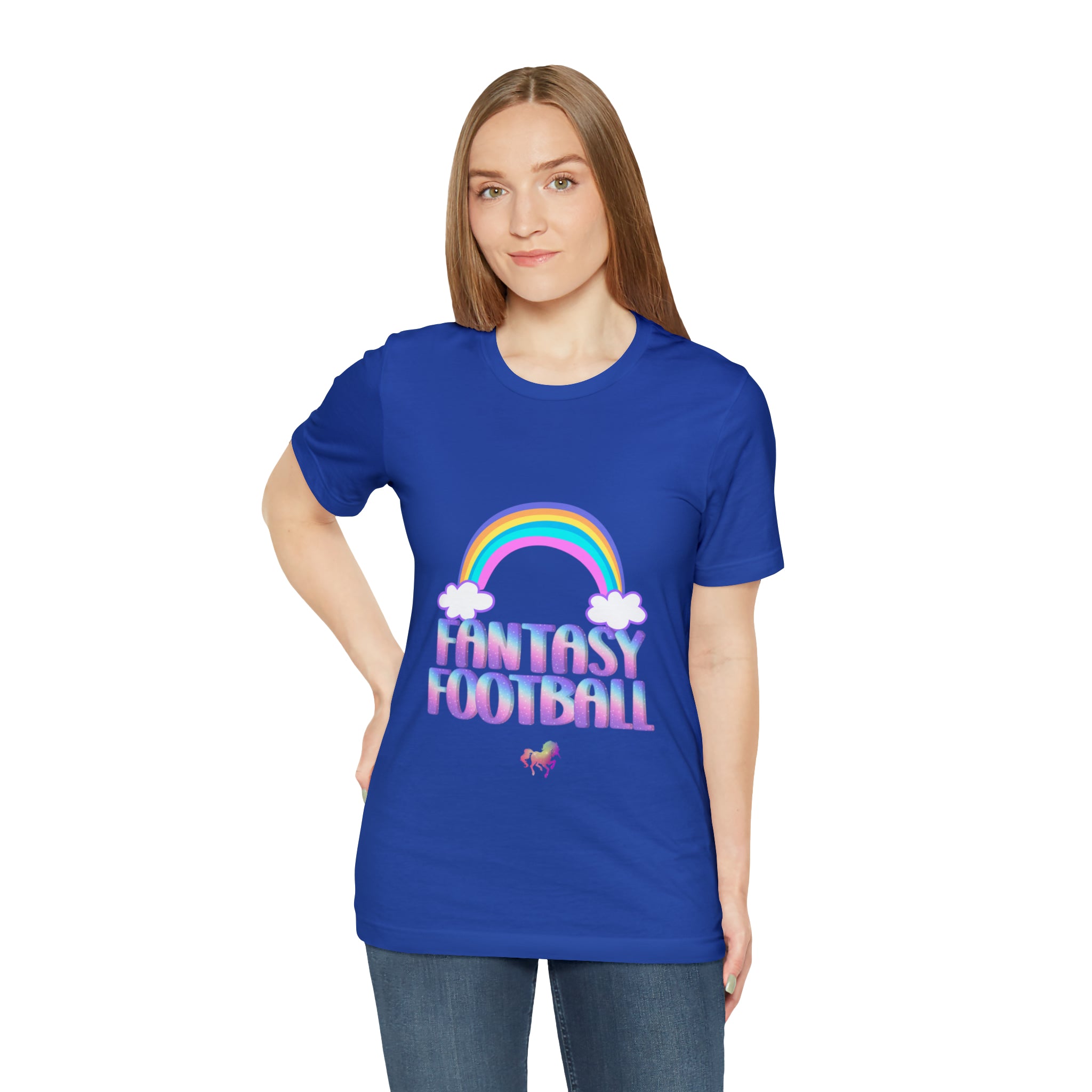 Cute Fantasy Football Shirt | Pink Cute Fantasy Football Unisex T-Shirt