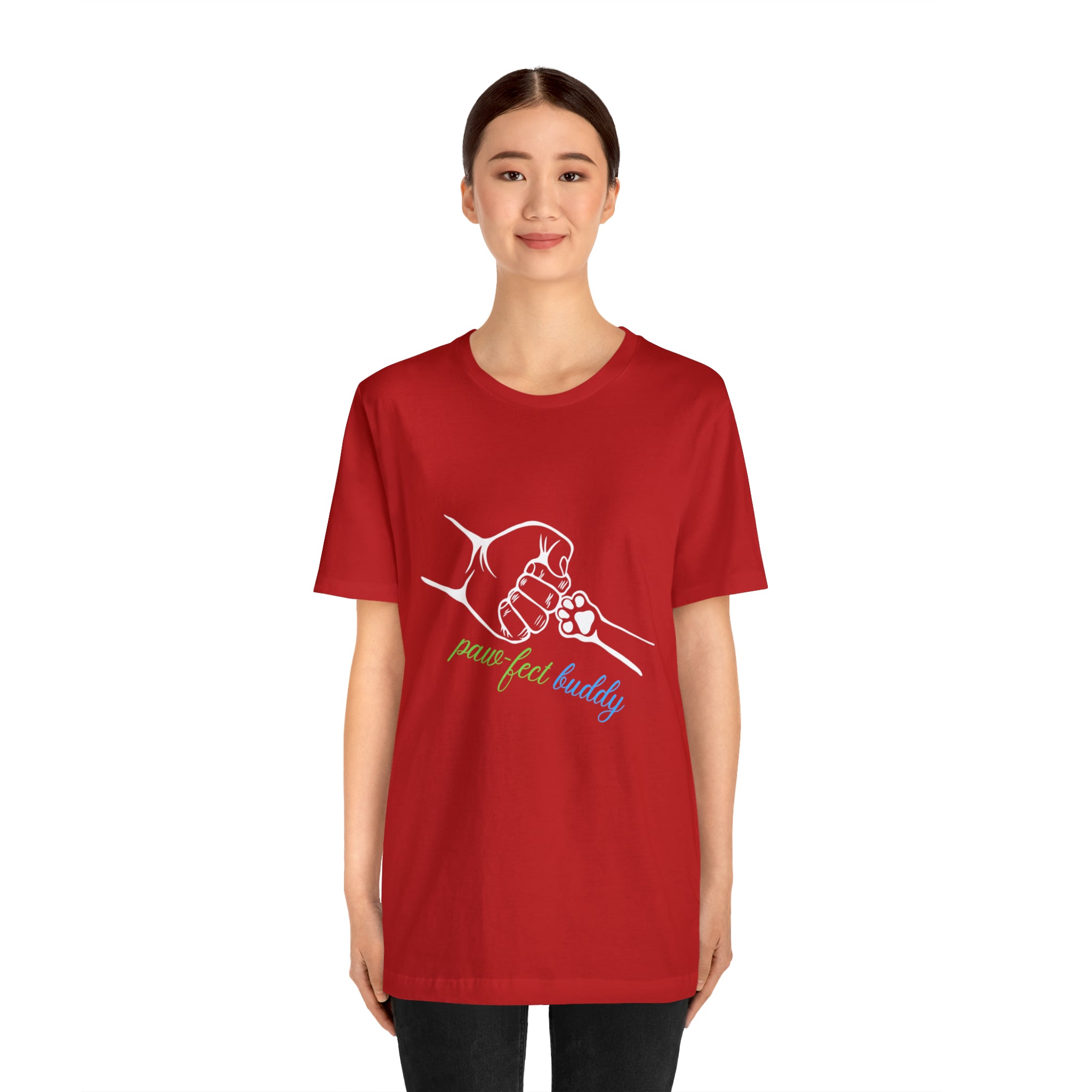 Paw-fect Buddy Sort Sleeve Shirt | Dog Lover Unisex T-Shirt