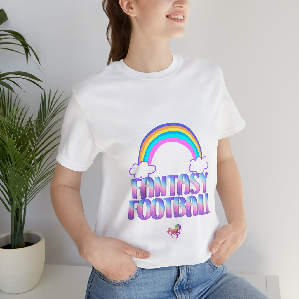 Cute Fantasy Football Shirt | Pink Cute Fantasy Football Unisex T-Shirt