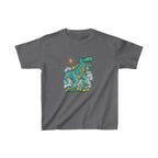 Dinosaur Roaring Through School | School Kids Heavy Cotton™ Tee
