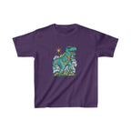 Dinosaur Roaring Through School | School Kids Heavy Cotton™ Tee