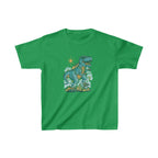 Dinosaur Roaring Through School | School Kids Heavy Cotton™ Tee