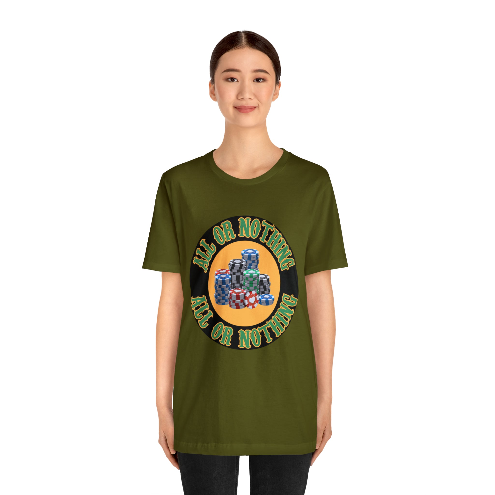 All or Nothing Day Shirt | Poker Casino Unisex T-Shirt