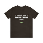 Sixth Grade Survival Mode Shirt | Minecraft School Unisex T-Shirt