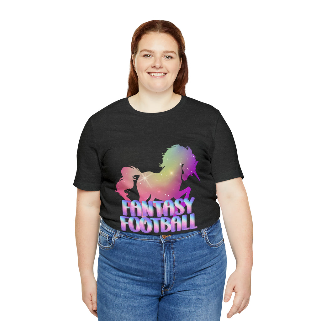 Fantasy Football Pink Shirt | Unicorn Fantasy Football Unisex T-Shirt