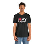 I Love My Boyfriend Shirt | Couple Love T-Shirt, Pair Girlfriend Boyfriend Matching Shirt