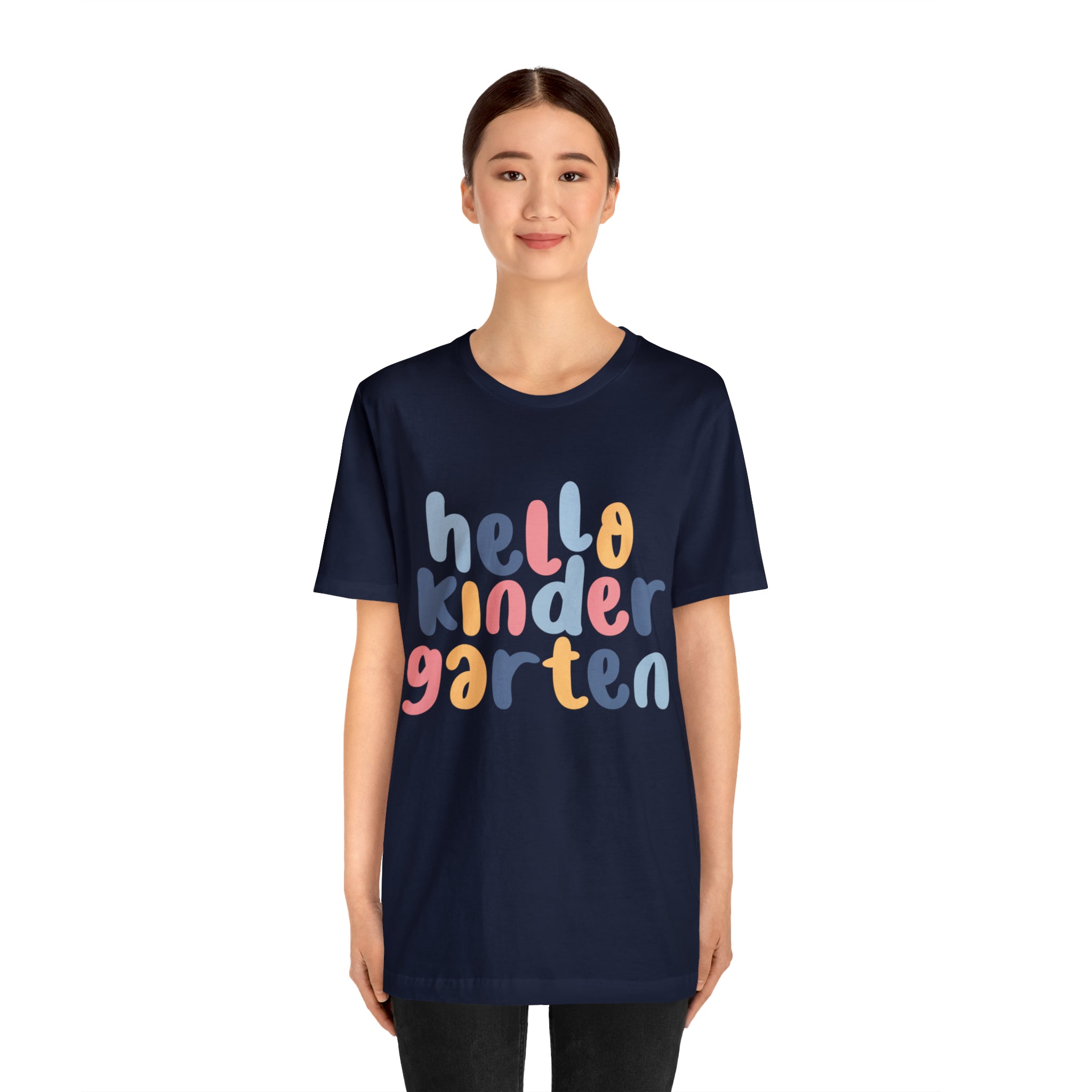 Hello Kindergarten School Shirt | First day of School Unisex T-Shirt