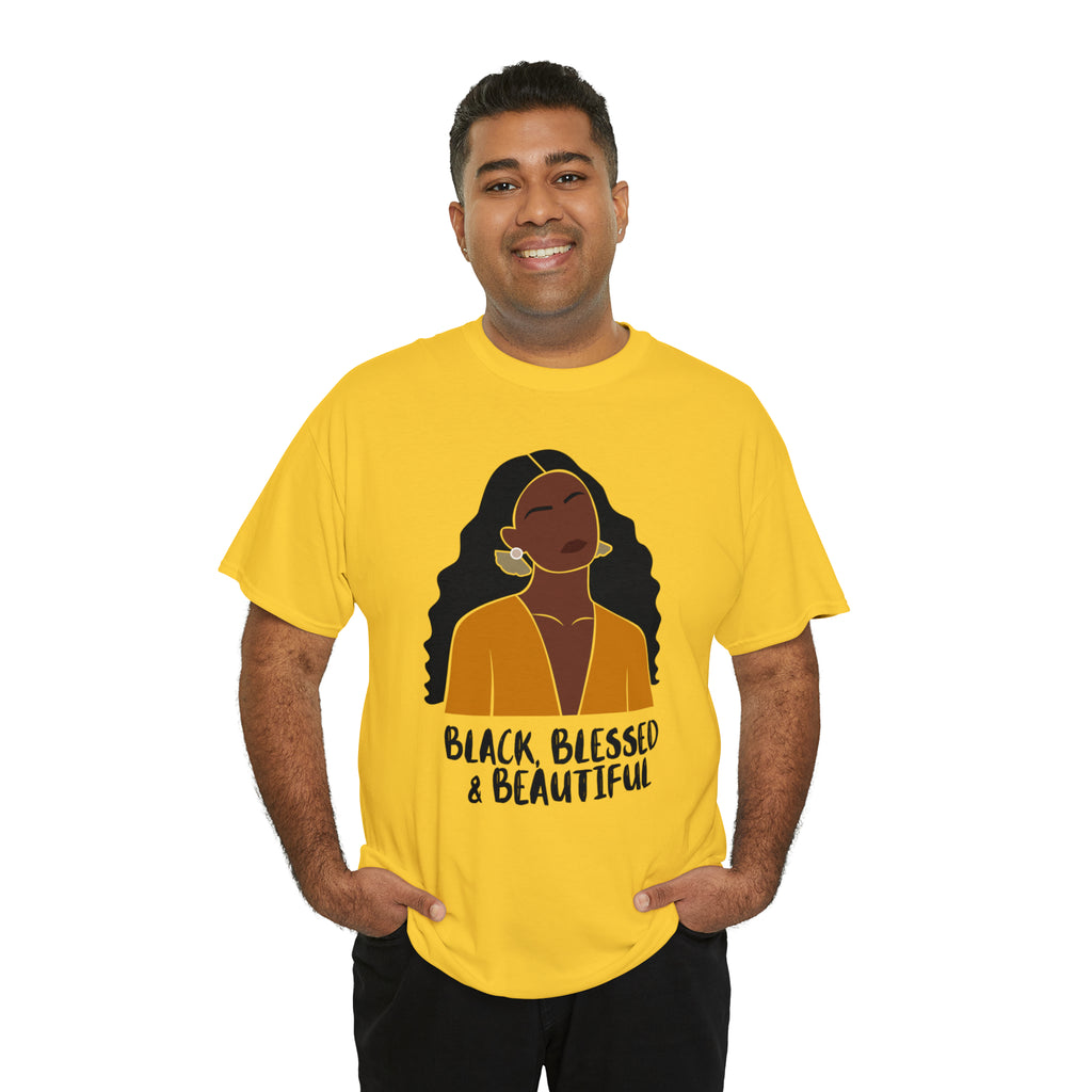 Black, Blessed & Beautiful Shirt | Empowered & Beautiful Cotton T-shirt