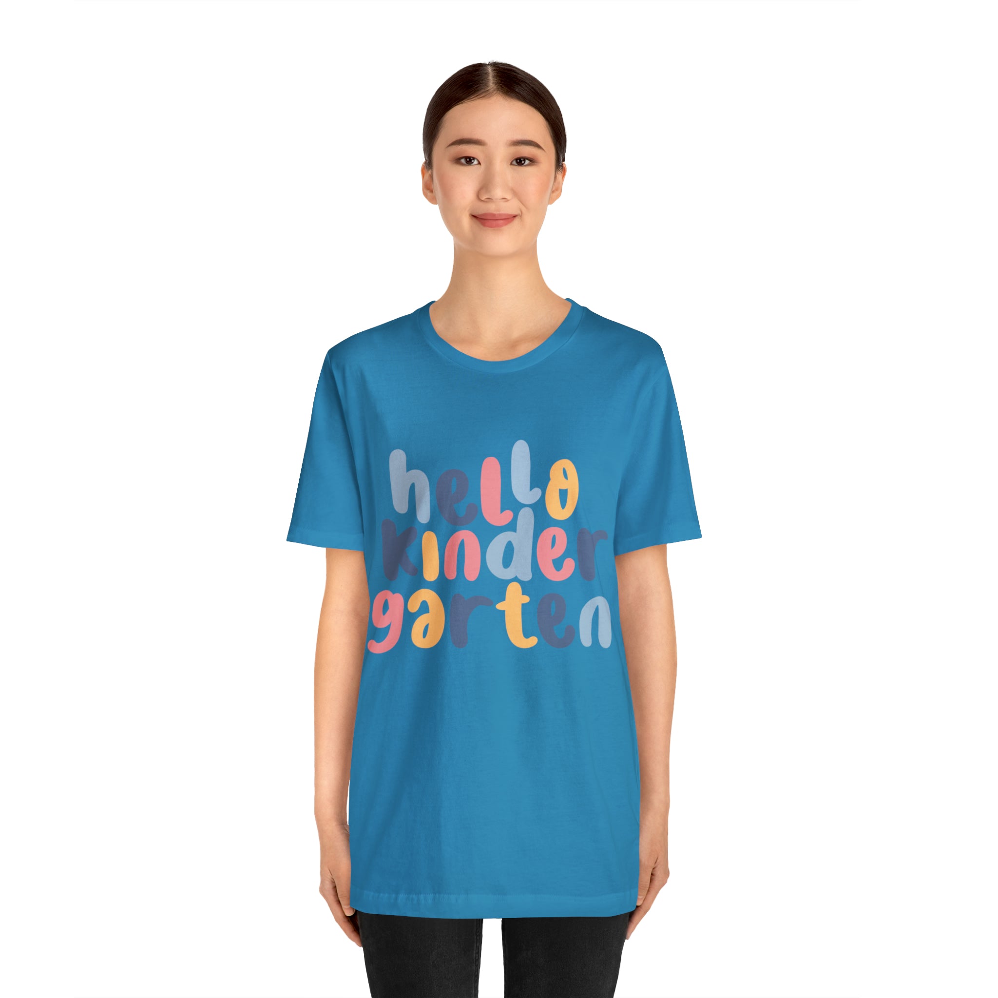 Hello Kindergarten School Shirt | First day of School Unisex T-Shirt