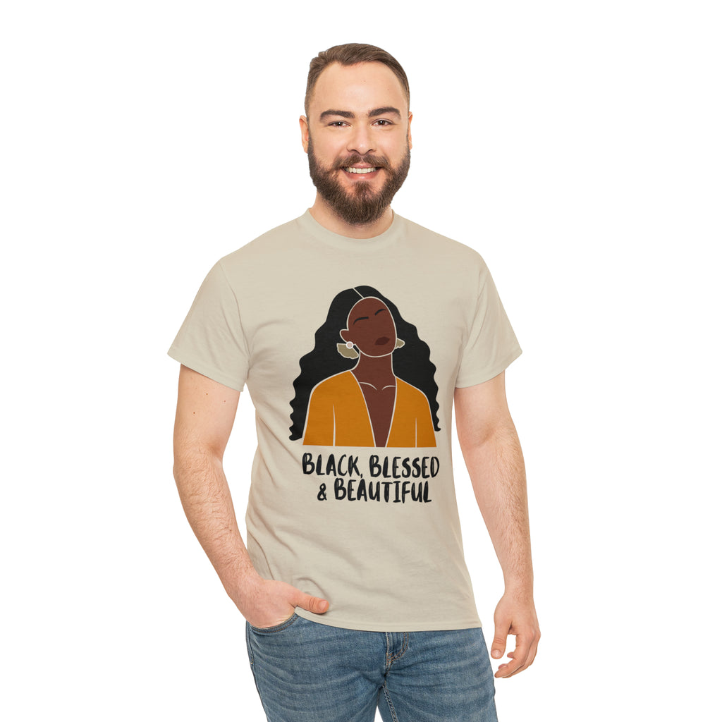 Black, Blessed & Beautiful Shirt | Empowered & Beautiful Cotton T-shirt