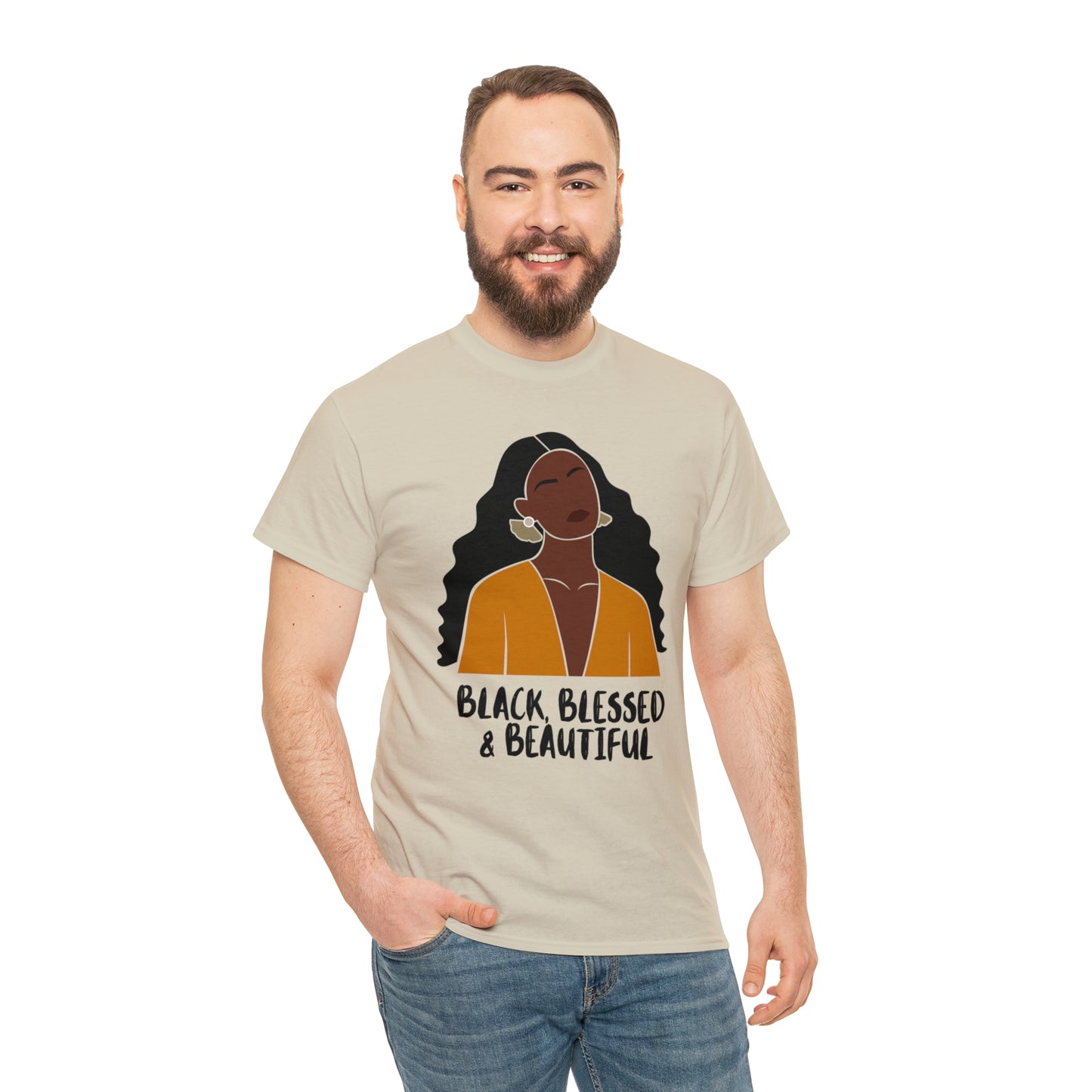 Black, Blessed & Beautiful Shirt | Empowered & Beautiful Cotton T-shirt