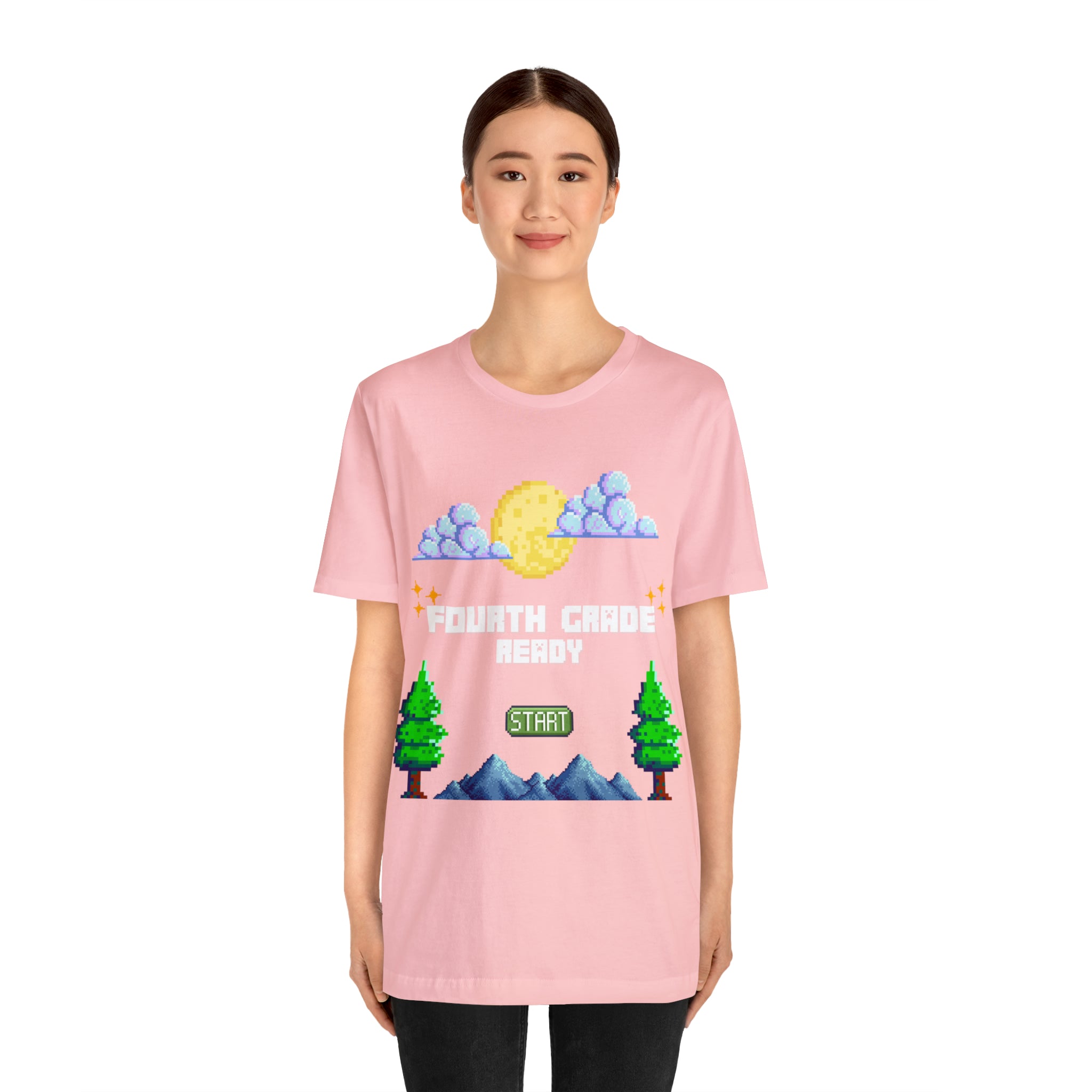 Fourth Grade Ready Pixel Shirt | Minecraft Unisex T-Shirt