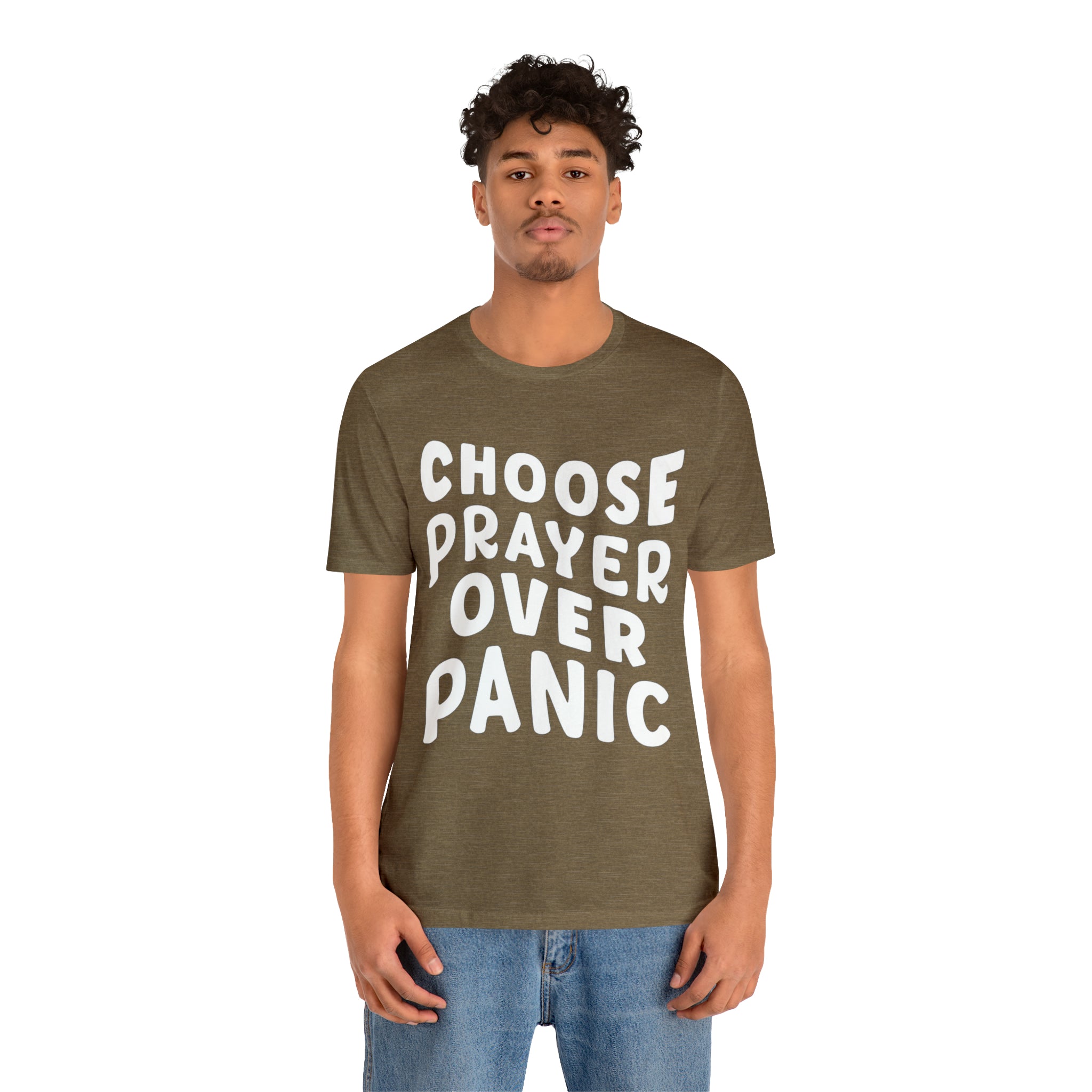 Prayer Over Panic Unisex Shirt | Religious Shirt for Prayers