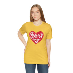 Family Reunion Heart Shirt | Family Love Unisex T-Shirt