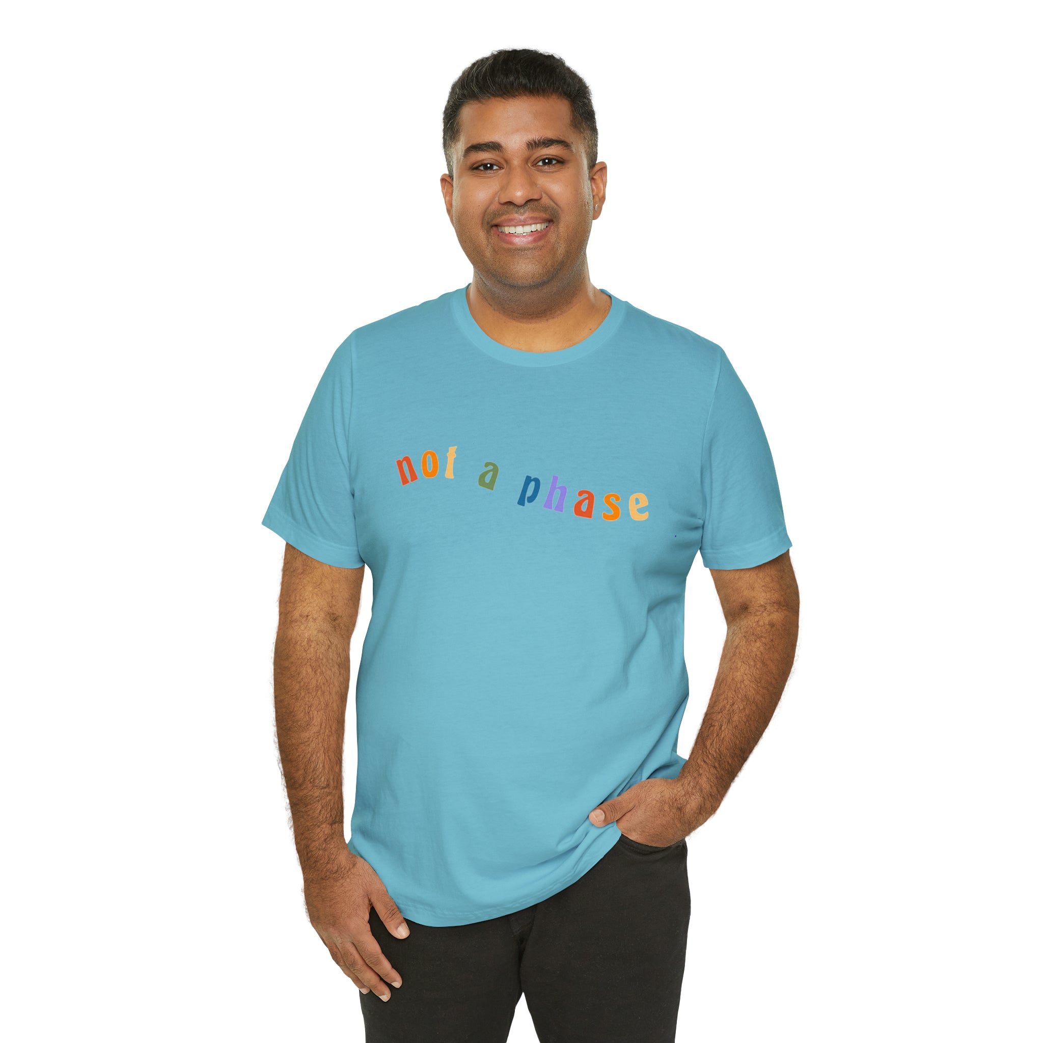 Not A Phase LGBTQIA+ Unisex Shirt | Not A Phase Rainbow Gay Pride Shirt
