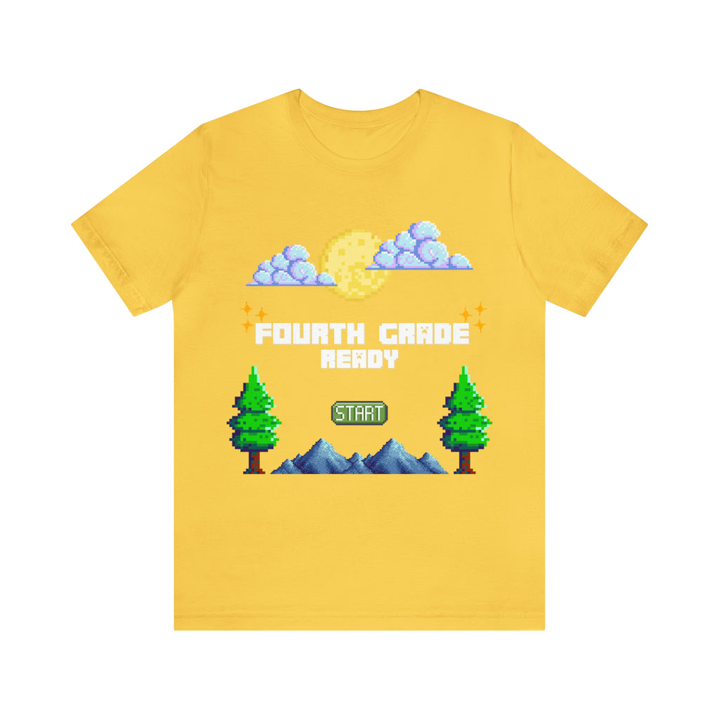 Fourth Grade Ready Pixel Shirt | Minecraft Unisex T-Shirt