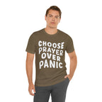 Prayer Over Panic Unisex Shirt | Religious Shirt for Prayers
