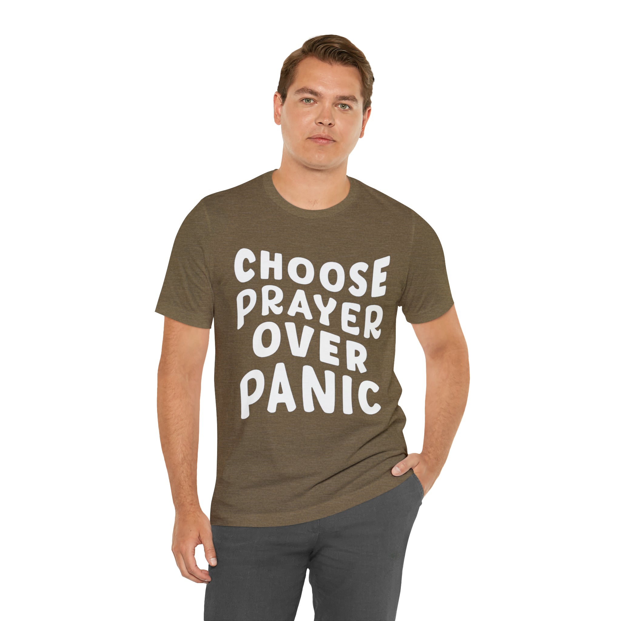 Prayer Over Panic Unisex Shirt | Religious Shirt for Prayers