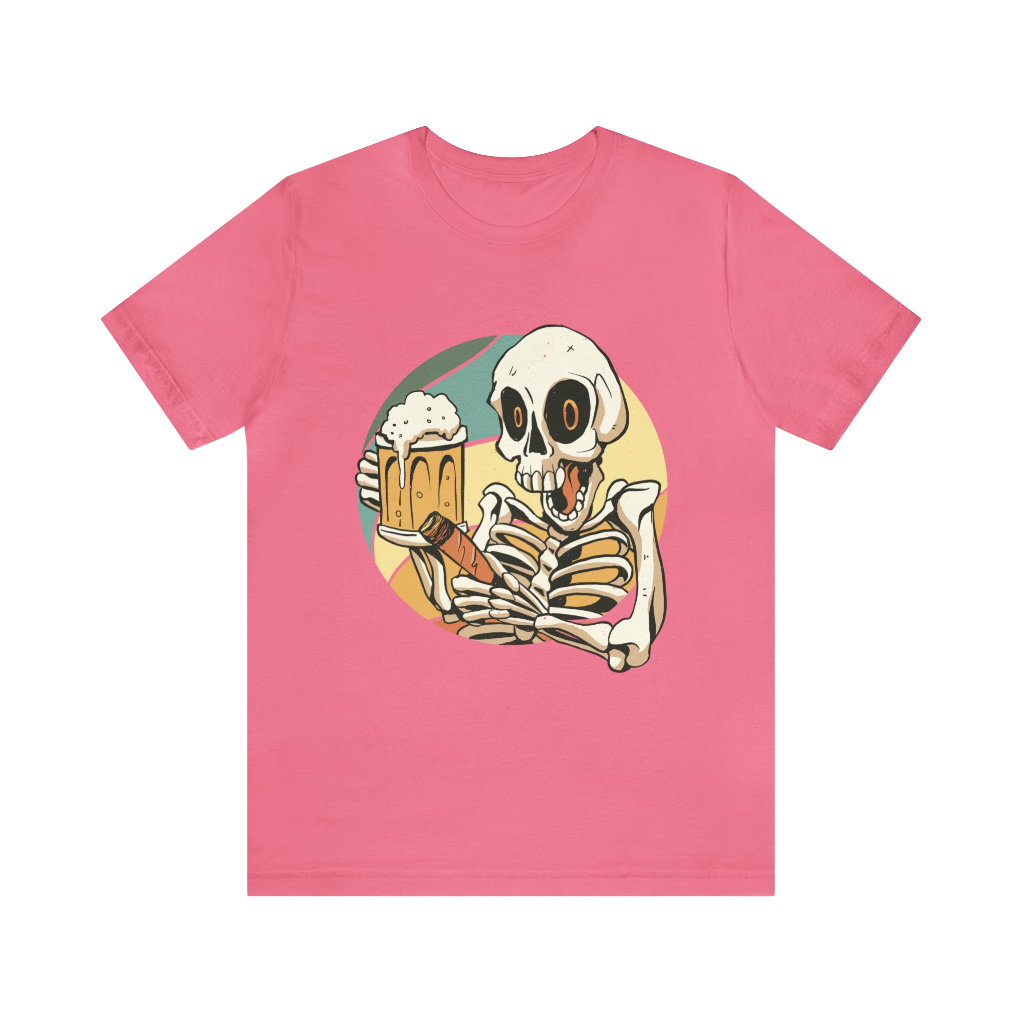 Skeleton Beer Shirt | Drink Beer Unisex T-Shirt
