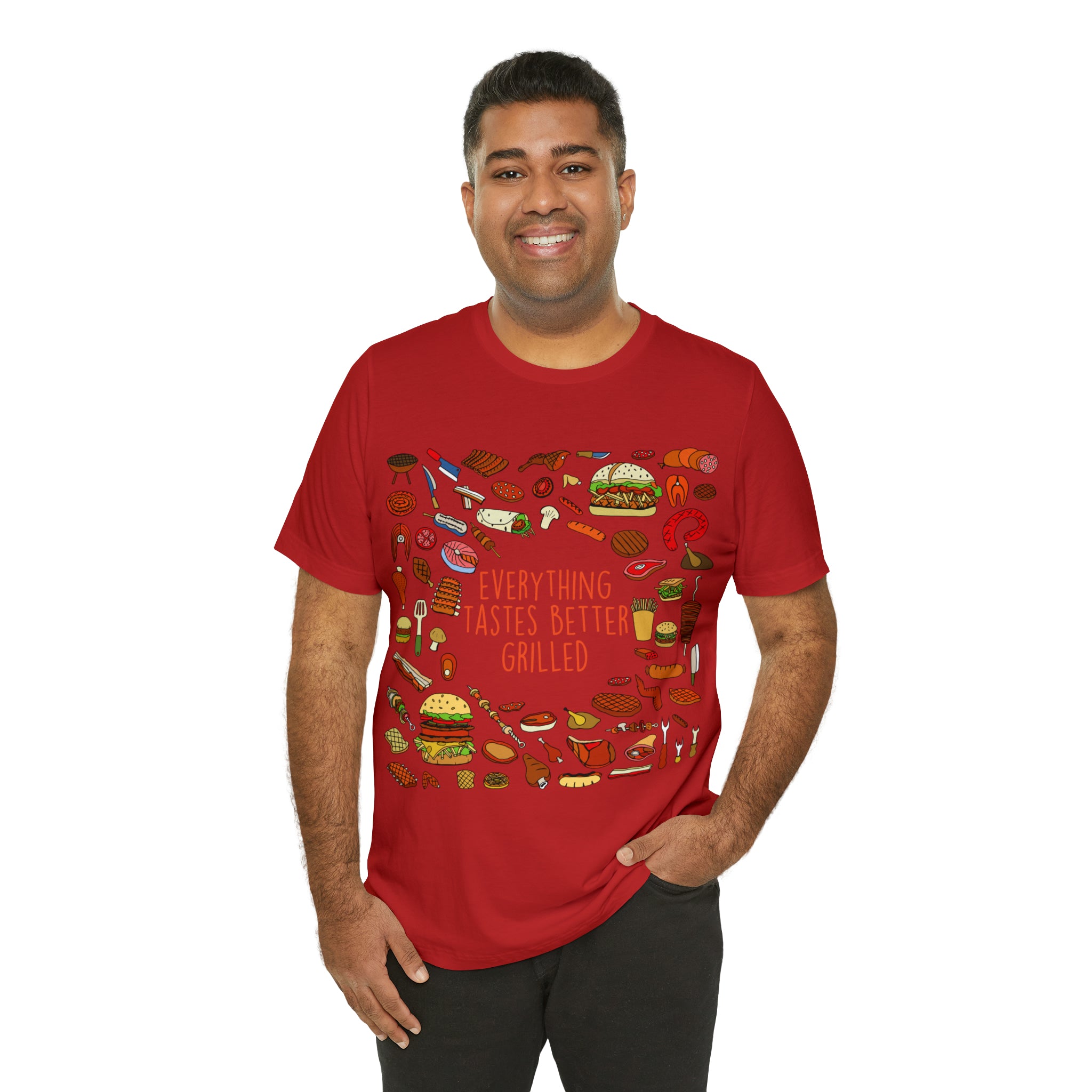 Everything Tastes Better Grilled Shirt | Grilling Love Unisex T-Shirt
