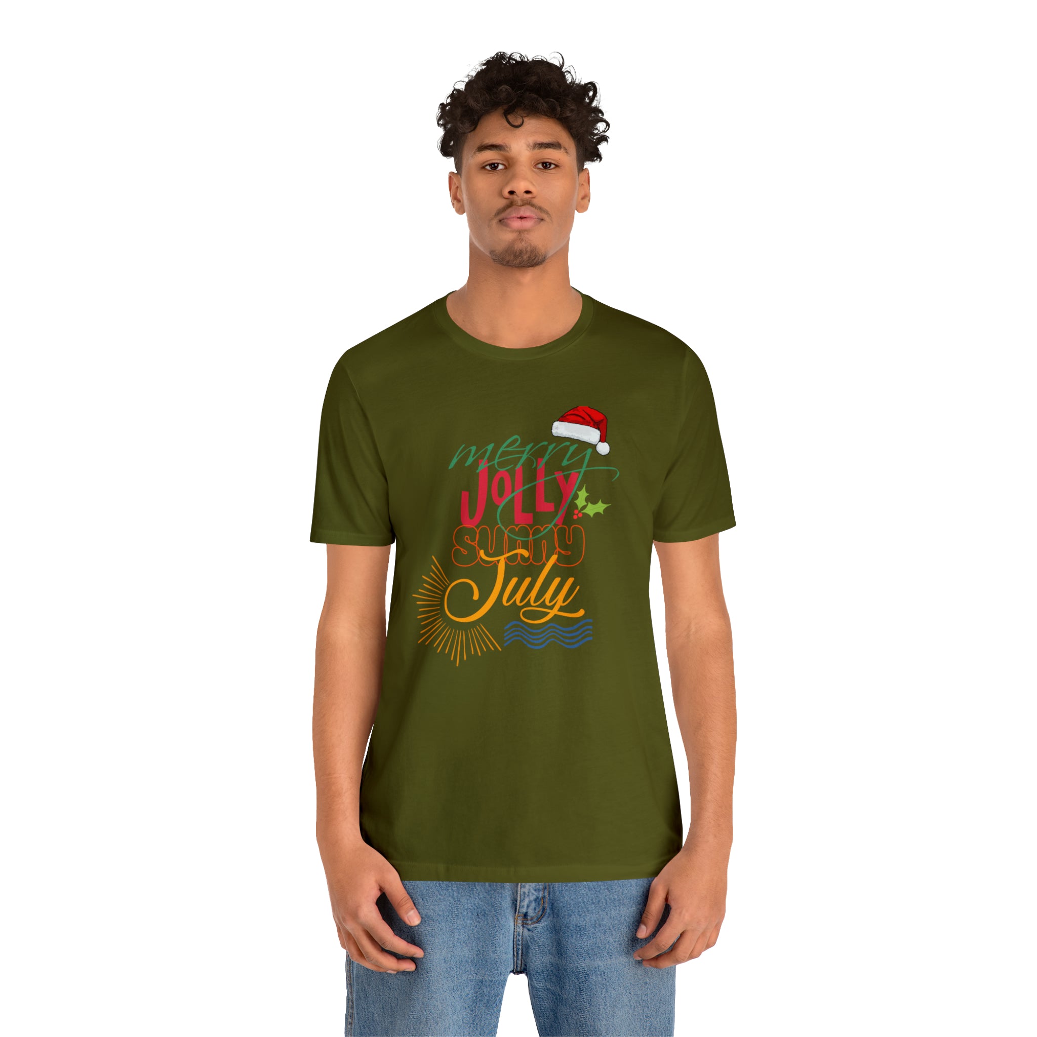 Merry Sunny July Shirt | Christmas in July Statement T-Shirt