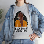 Black, Blessed & Beautiful Shirt | Empowered & Beautiful Cotton T-shirt
