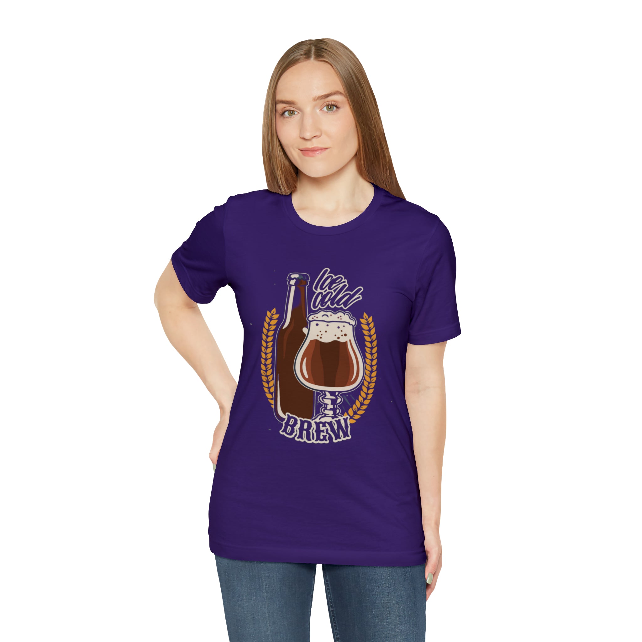 Ice Cold Brew Beer Shirt | Drink Beer Unisex T-Shirt