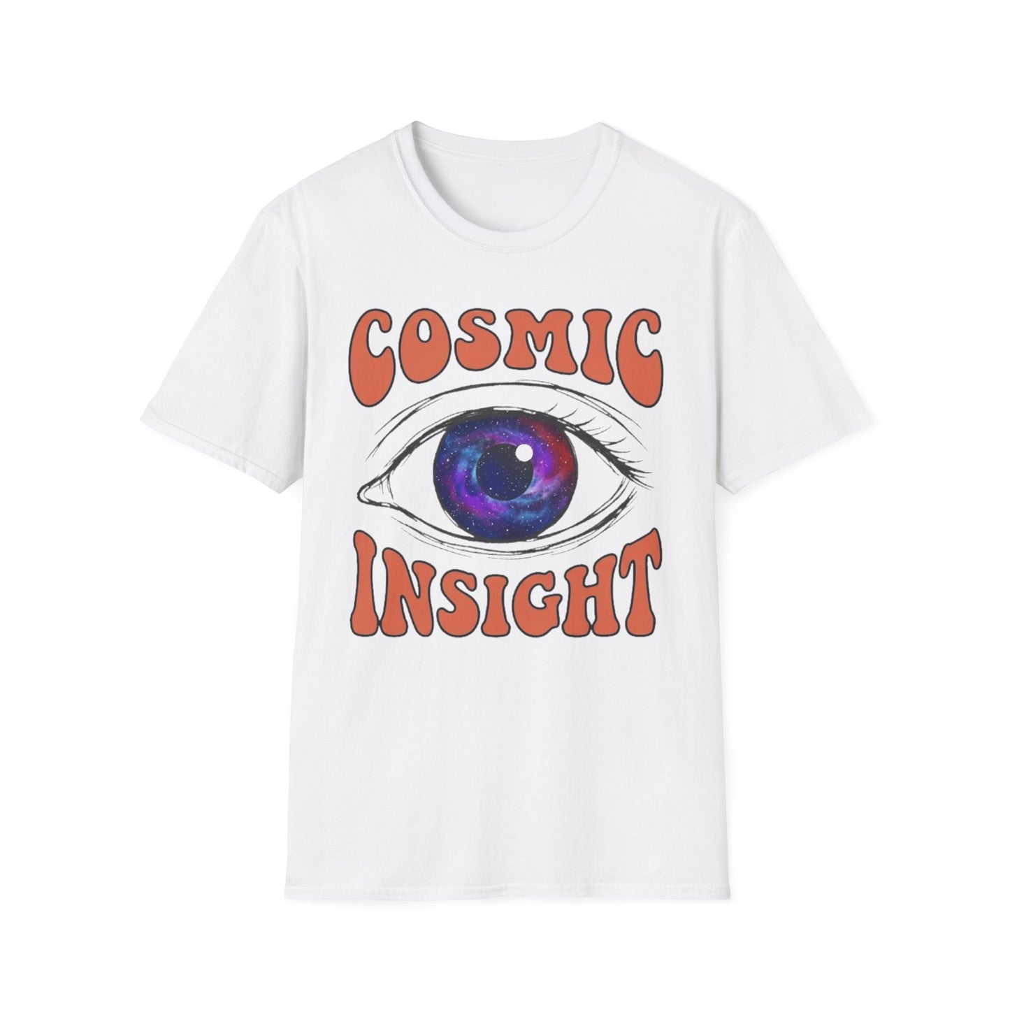 Cosmic Insight Graphic Tee — Retro Psychedelic Eye T-Shirt