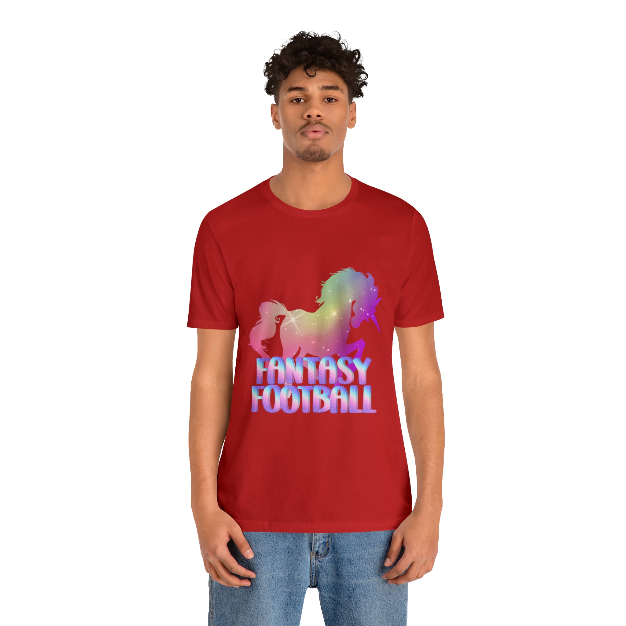 Fantasy Football Pink Shirt | Unicorn Fantasy Football Unisex T-Shirt
