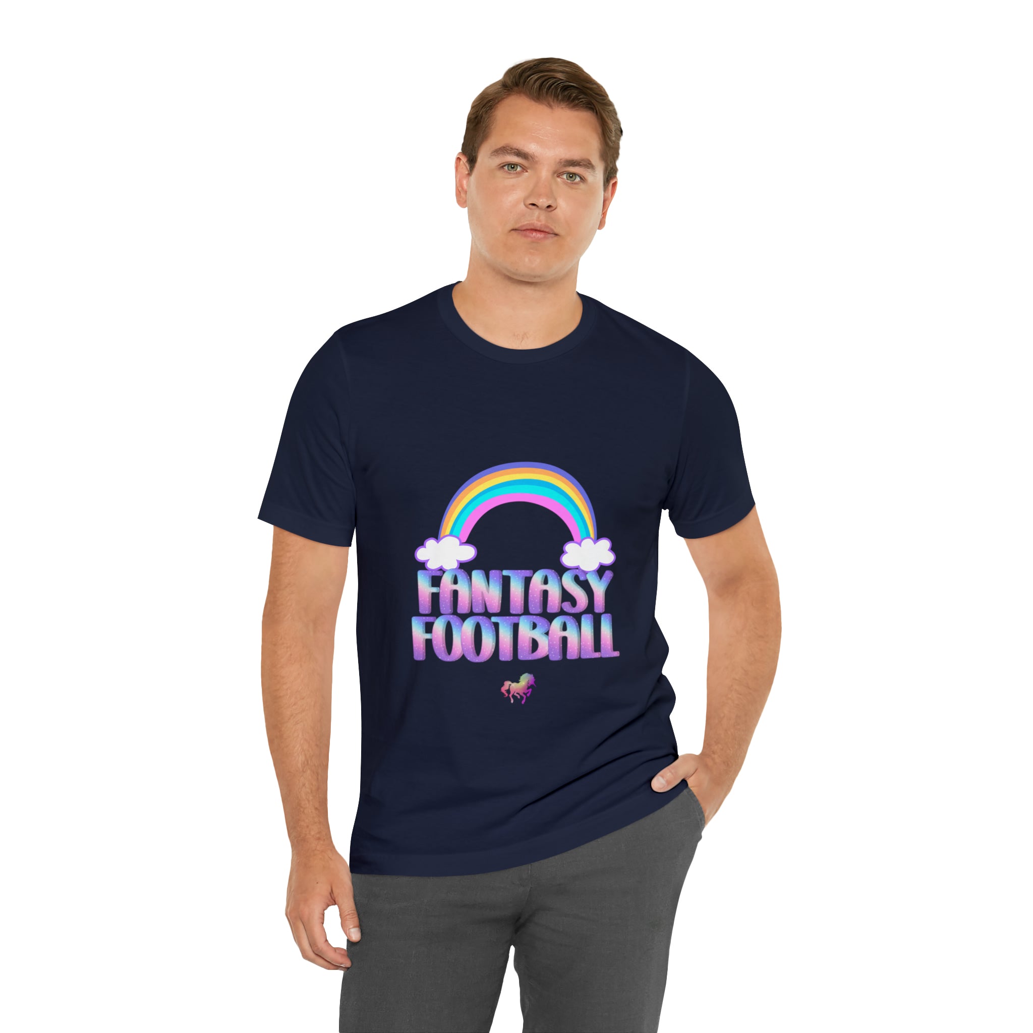 Cute Fantasy Football Shirt | Pink Cute Fantasy Football Unisex T-Shirt