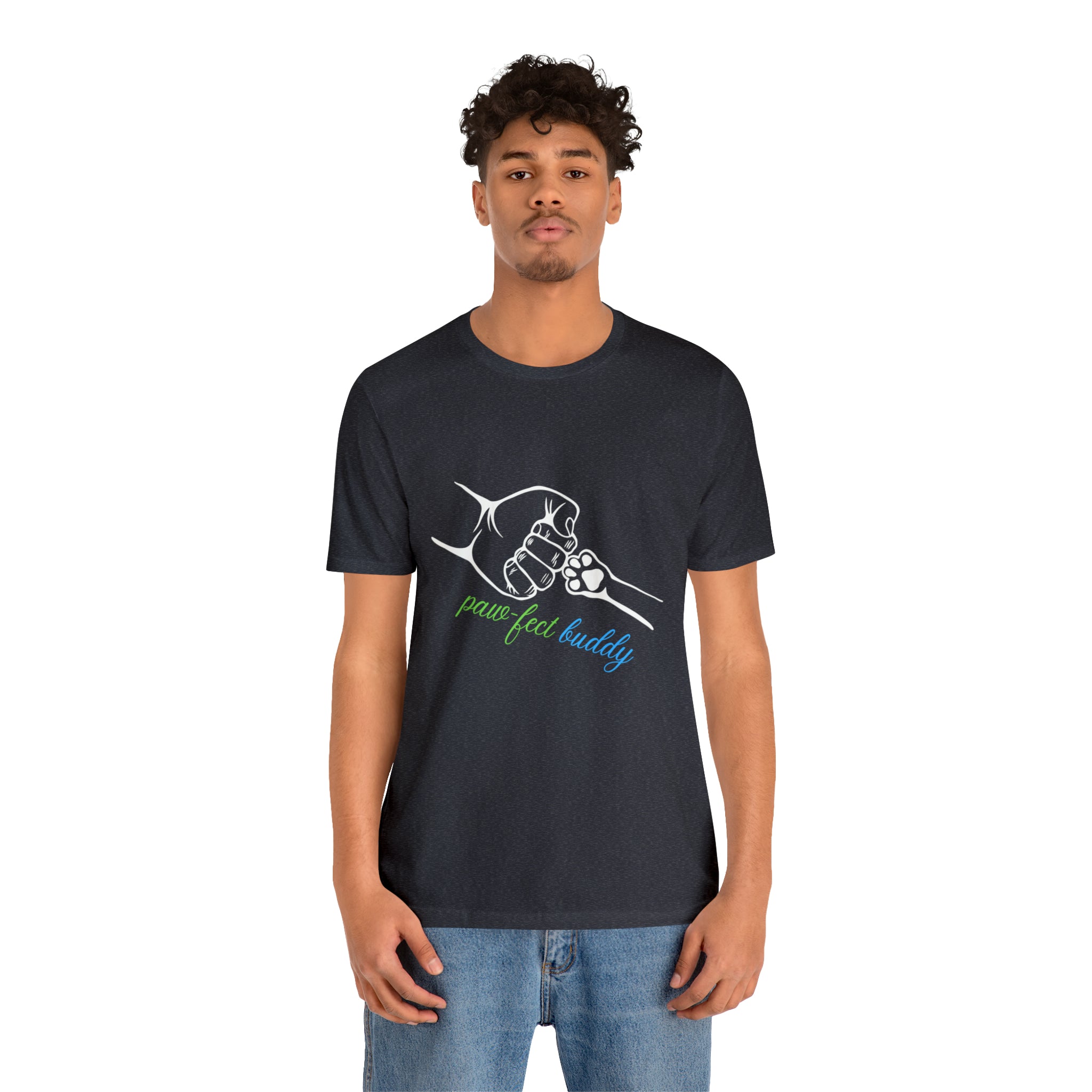 Paw-fect Buddy Sort Sleeve Shirt | Dog Lover Unisex T-Shirt