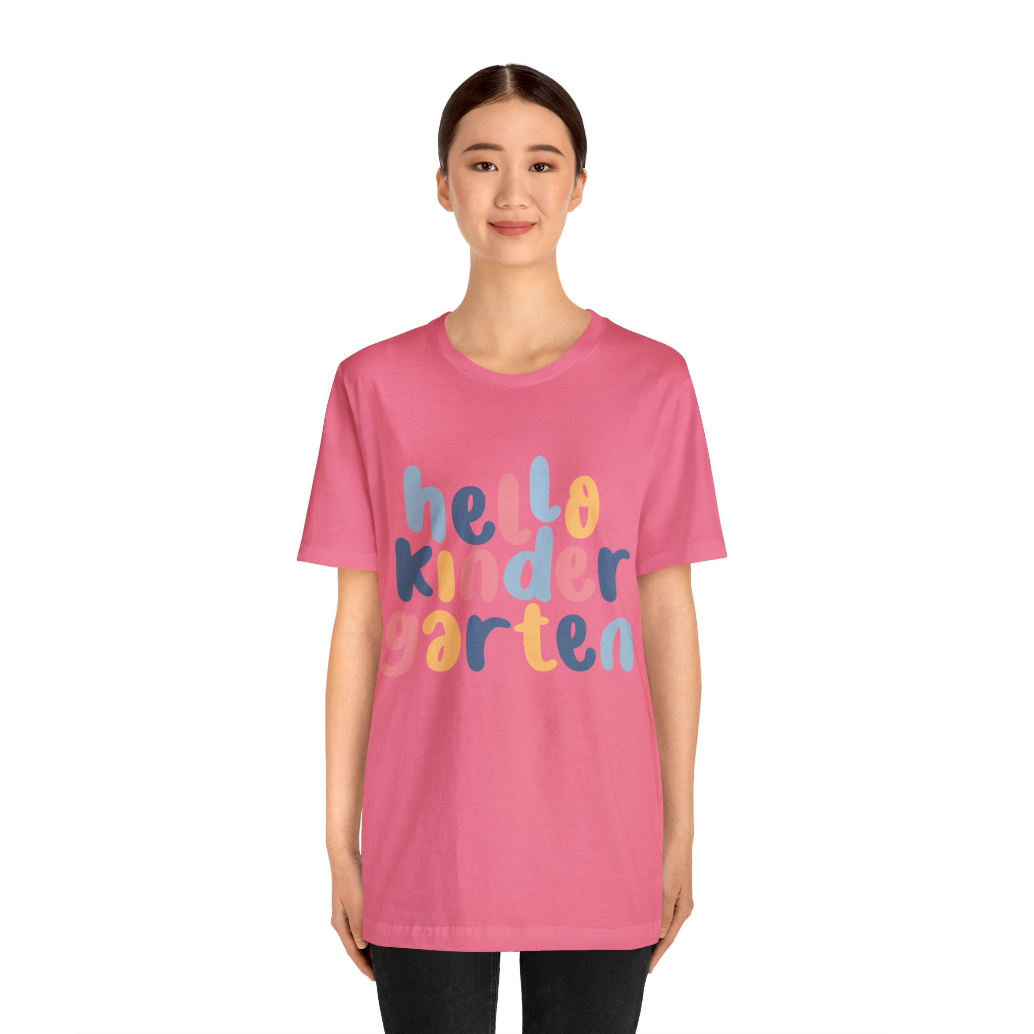 Hello Kindergarten School Shirt | First day of School Unisex T-Shirt