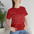 Absent Excuse Letter School Shirt | Hilarious Sick Letter Statement T-Shirt