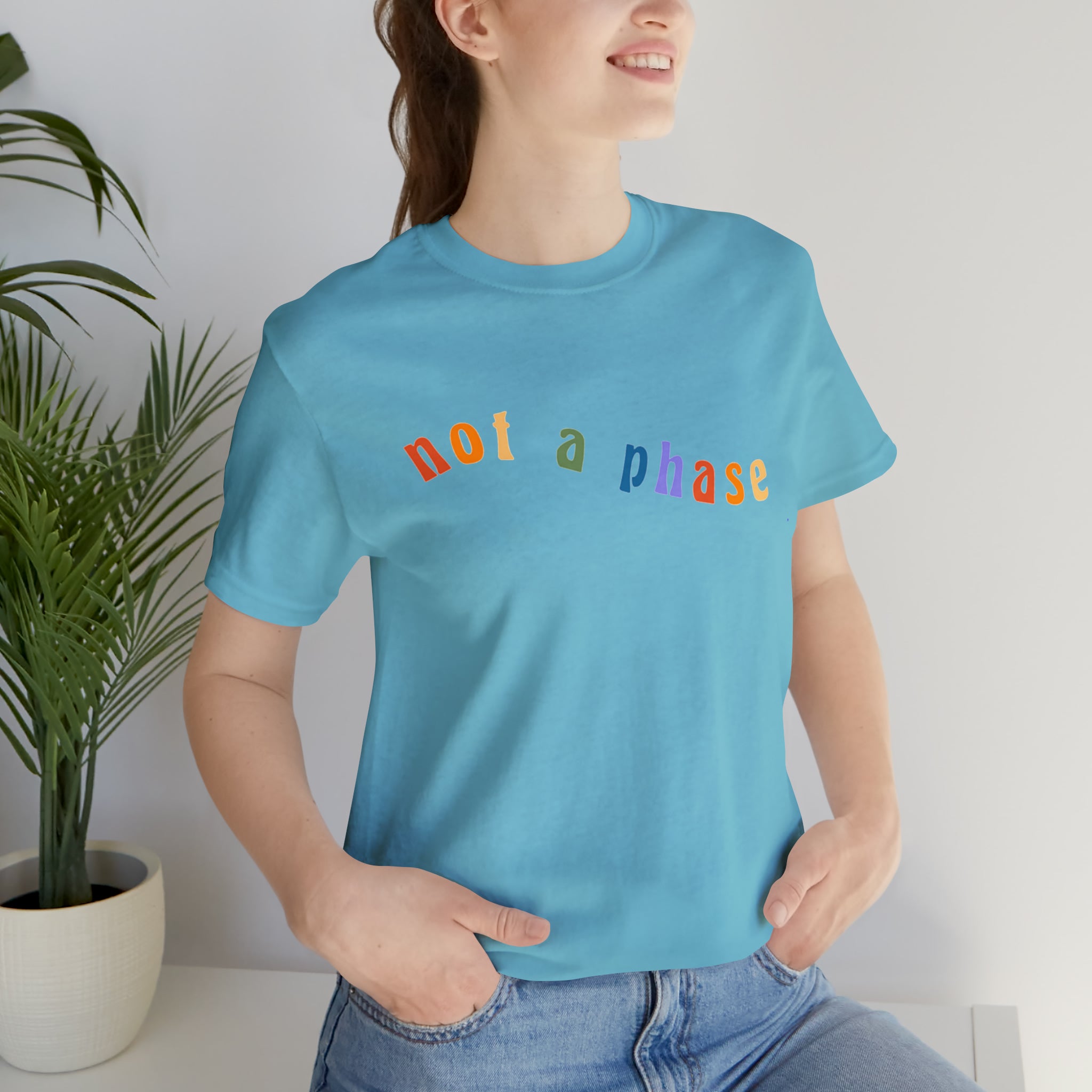 Not A Phase LGBTQIA+ Unisex Shirt | Not A Phase Rainbow Gay Pride Shirt