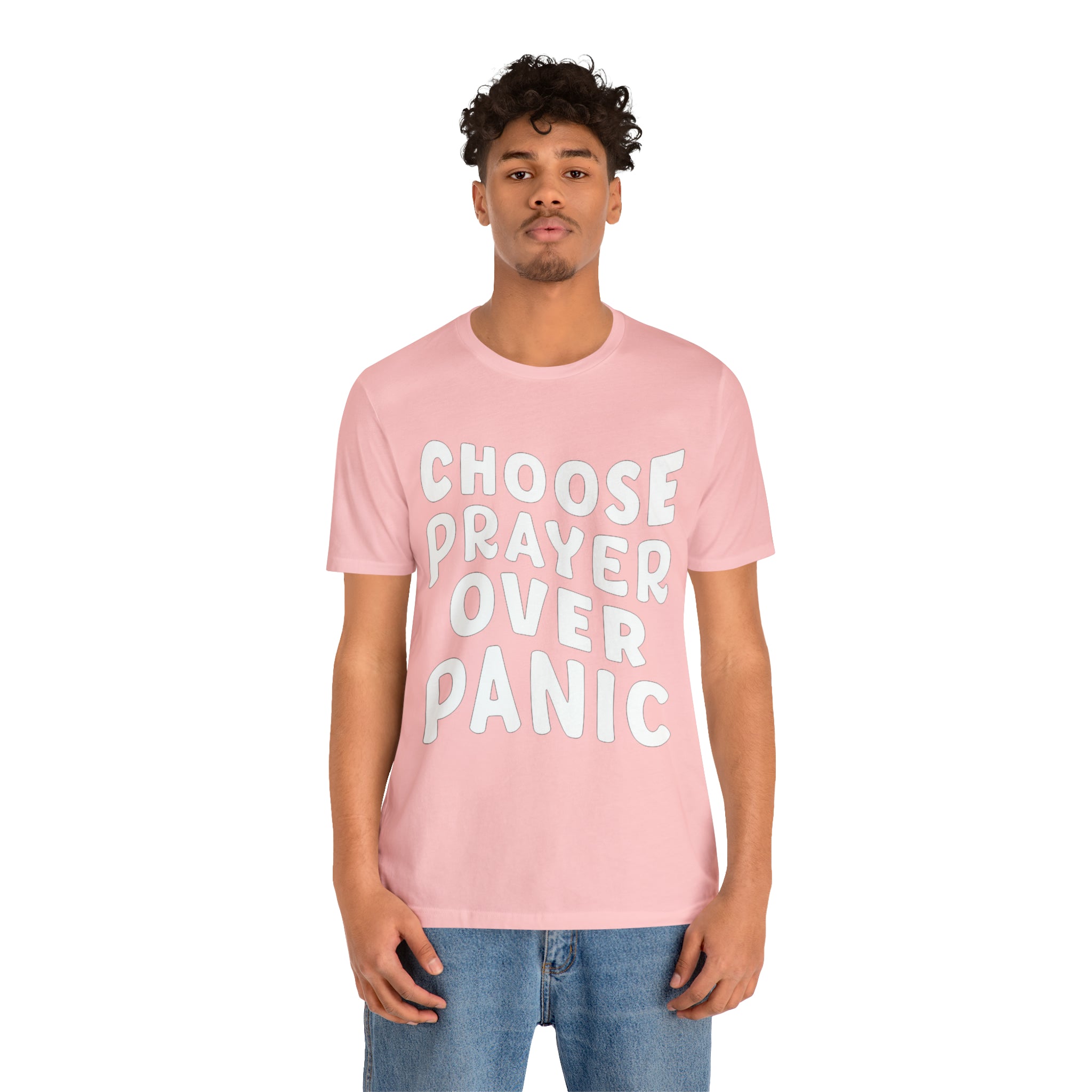 Prayer Over Panic Unisex Shirt | Religious Shirt for Prayers