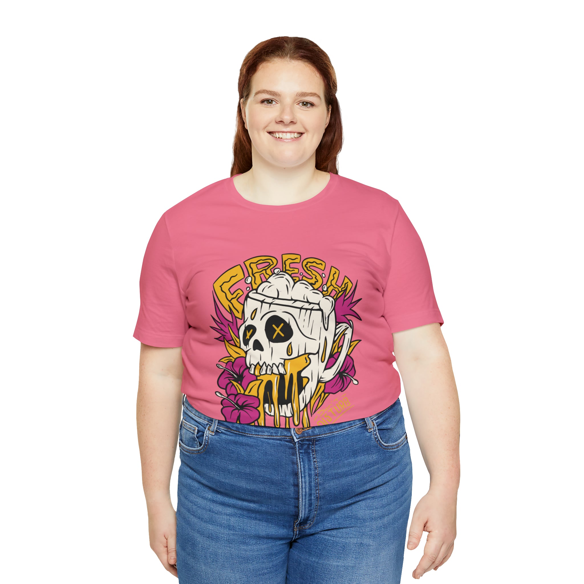 Fresh Beer Skull Shirt | Drink Beer Unisex T-Shirt