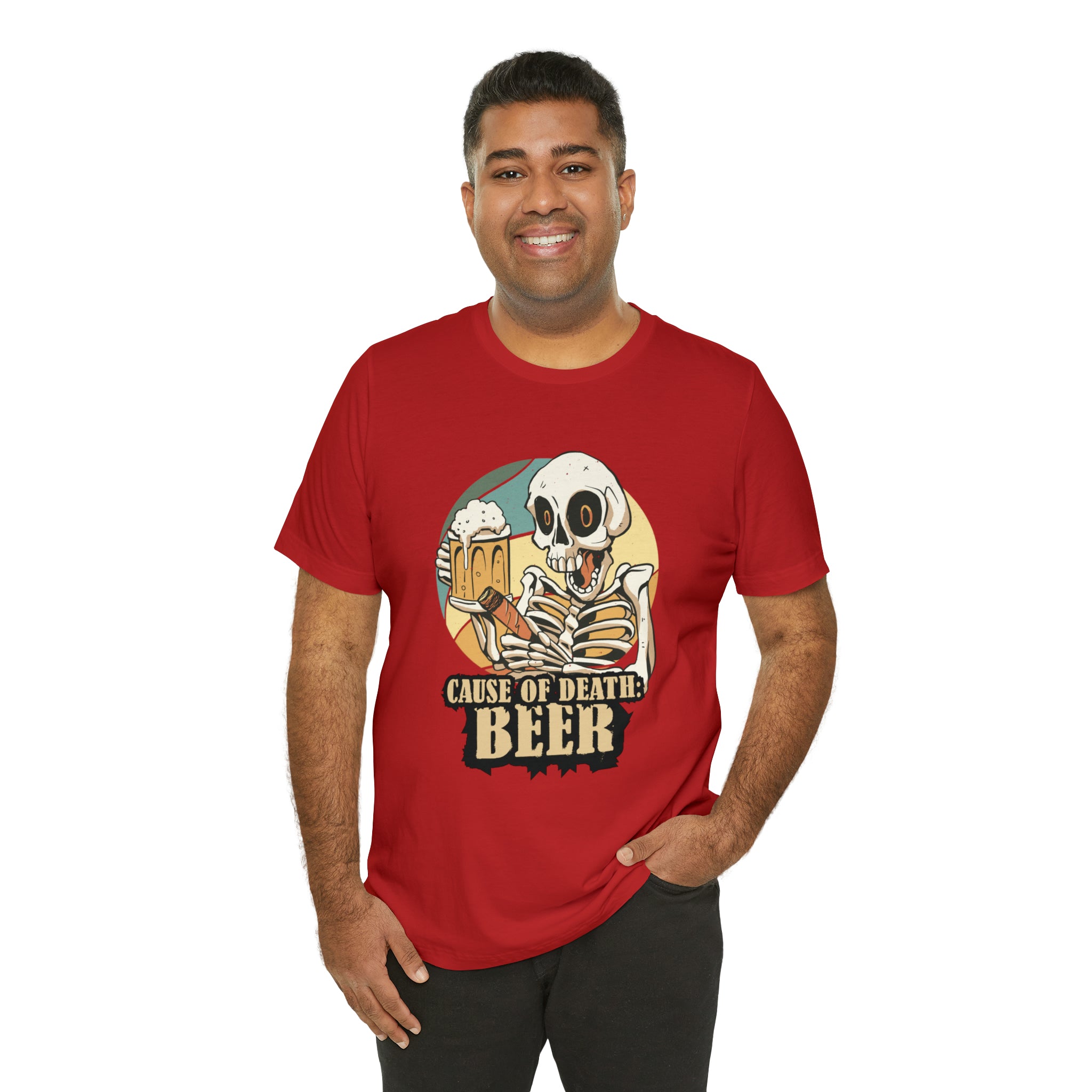 Beer Cause of Death Shirt | Drink Beer Unisex T-Shirt