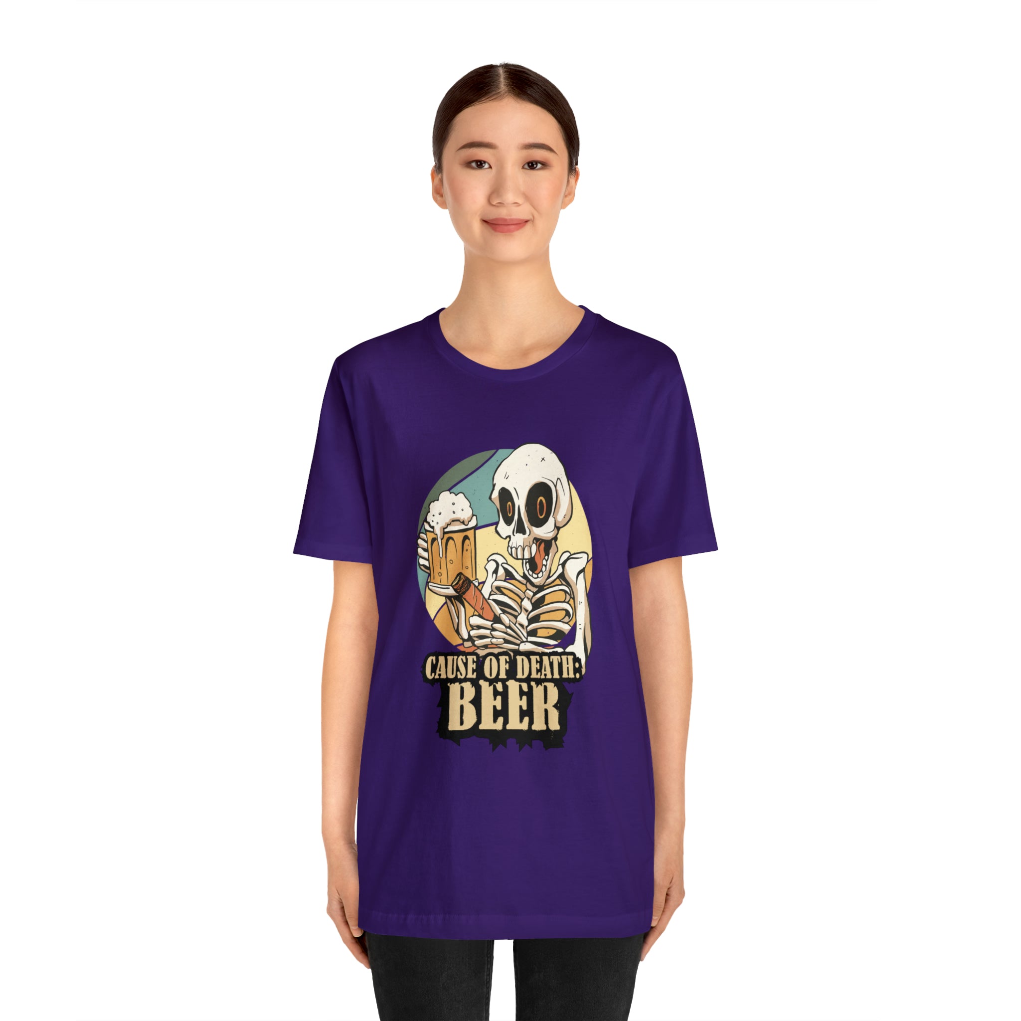 Beer Cause of Death Shirt | Drink Beer Unisex T-Shirt