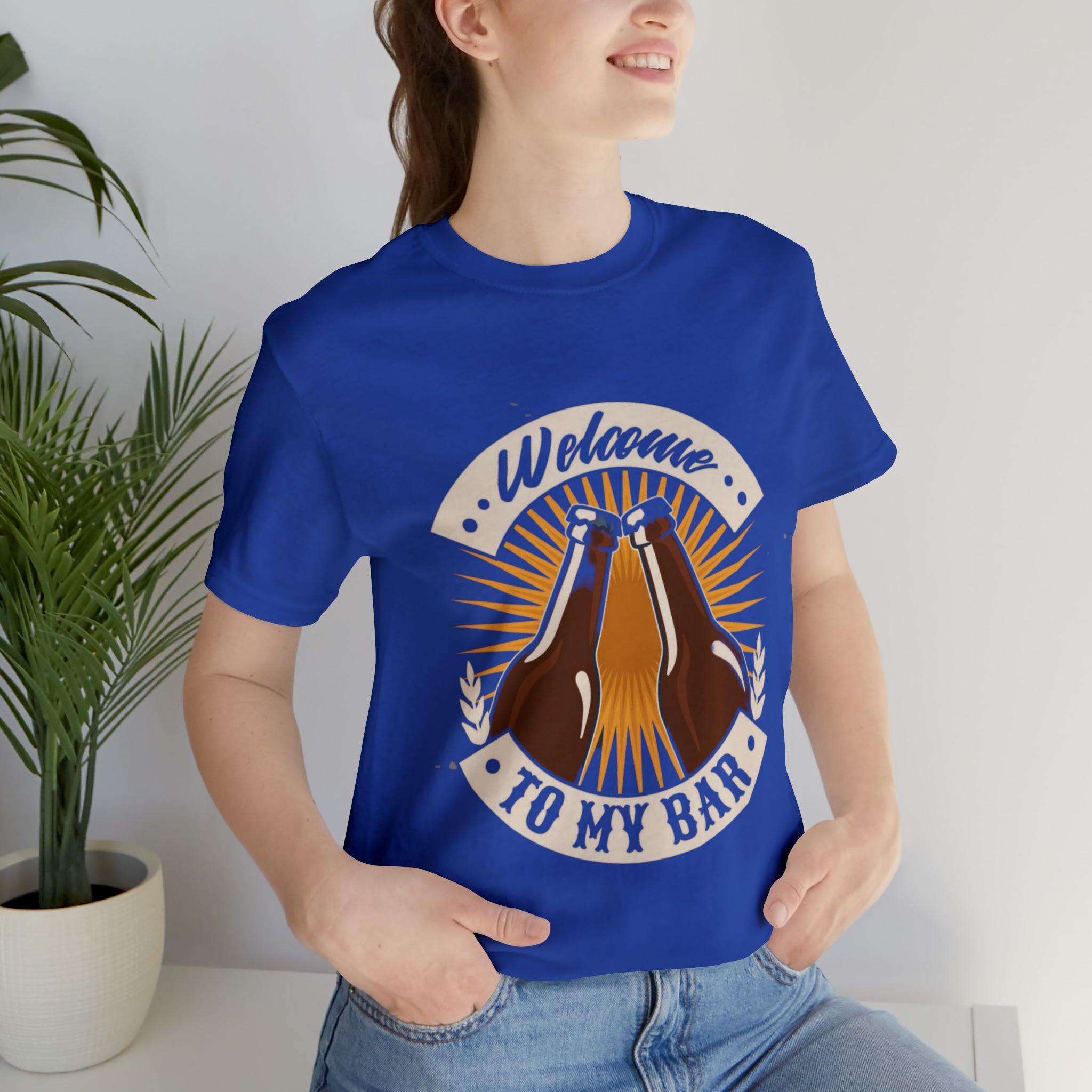 Welcome to my Bar Beer Shirt | Drink Beer Unisex T-Shirt