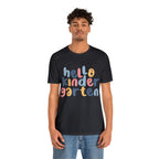 Hello Kindergarten School Shirt | First day of School Unisex T-Shirt