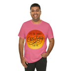 Christmas in July Orange Shirt | Christmas in July Statement T-Shirt