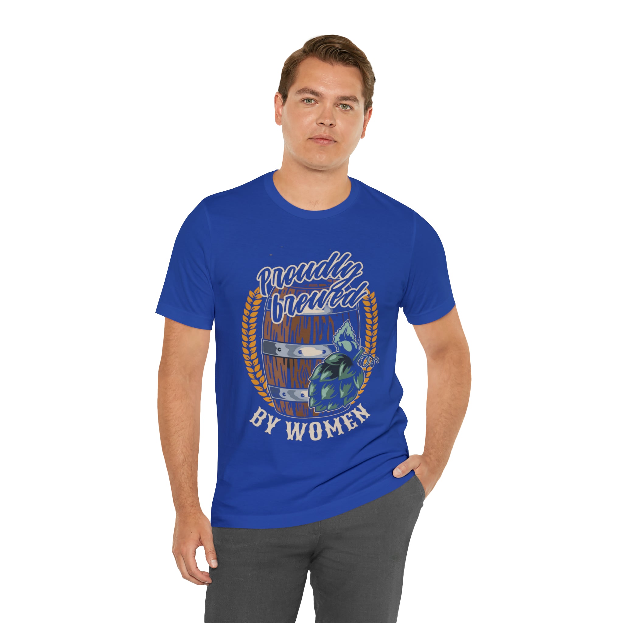 Brewed by Women Beer Shirt | Drink Beer Unisex T-Shirt