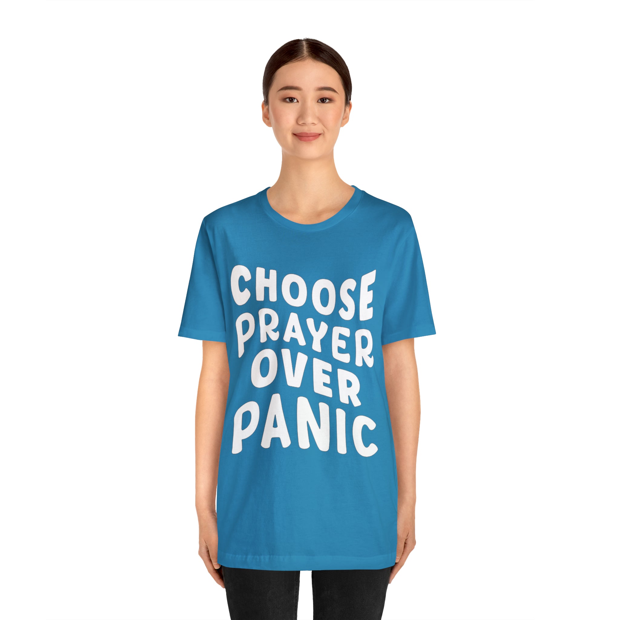 Prayer Over Panic Unisex Shirt | Religious Shirt for Prayers