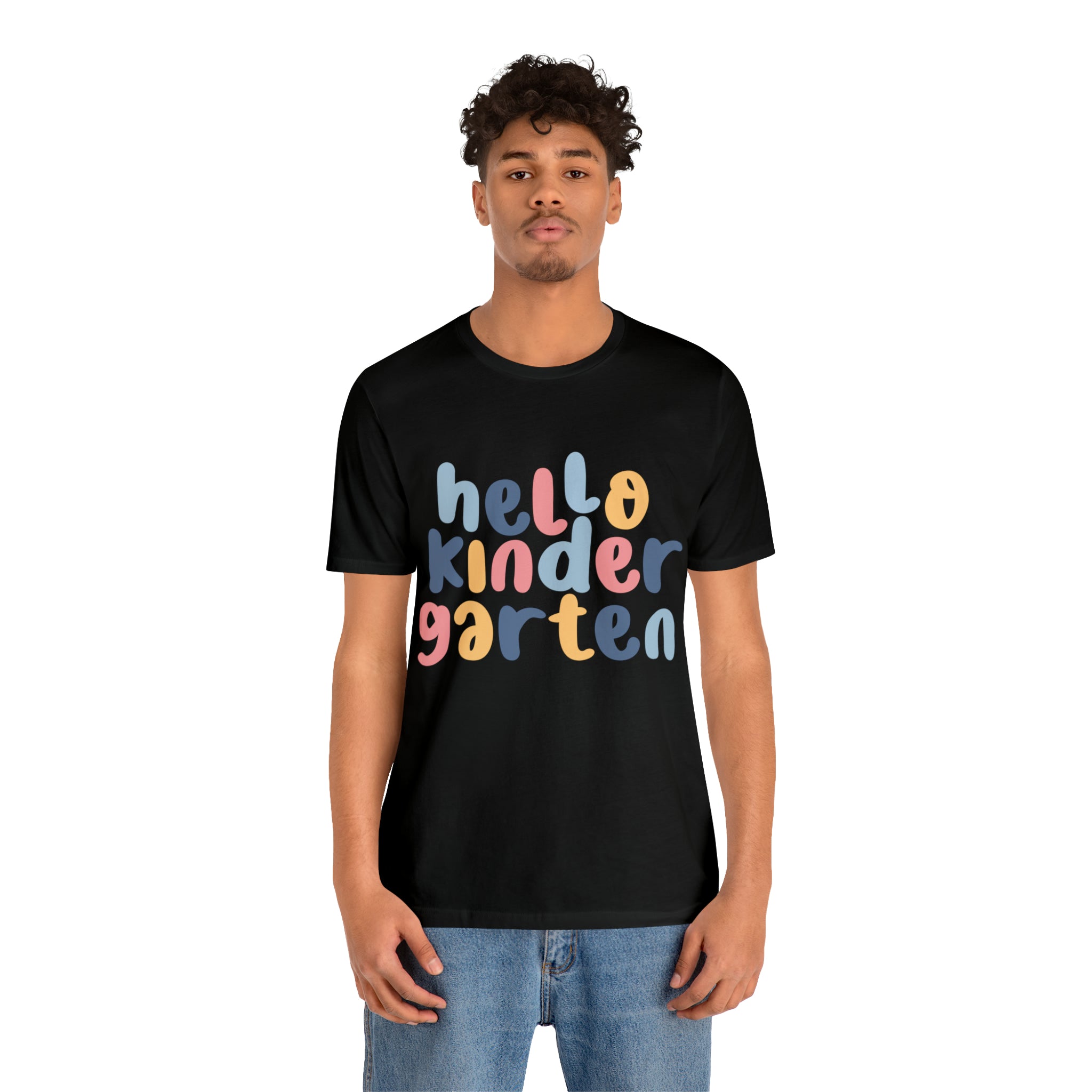 Hello Kindergarten School Shirt | First day of School Unisex T-Shirt