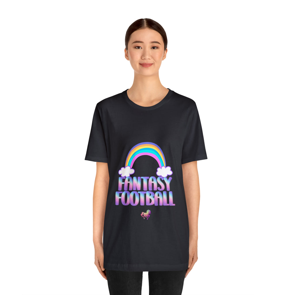 Cute Fantasy Football Shirt | Pink Cute Fantasy Football Unisex T-Shirt